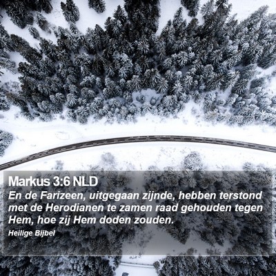 Markus 3:6 NLD Bible Verse Image