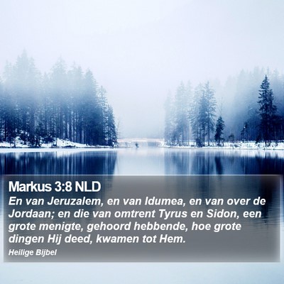 Markus 3:8 NLD Bible Verse Image