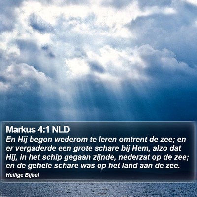 Markus 4:1 NLD Bible Verse Image