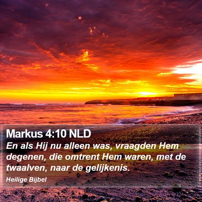 Markus 4:10 NLD Bible Verse Image