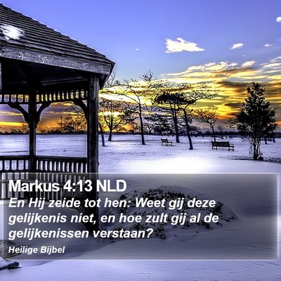 Markus 4:13 NLD Bible Verse Image