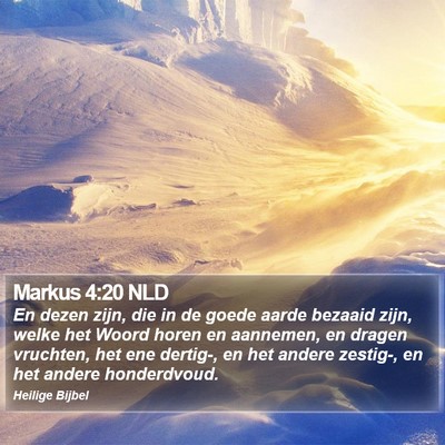 Markus 4:20 NLD Bible Verse Image