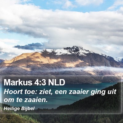 Markus 4:3 NLD Bible Verse Image
