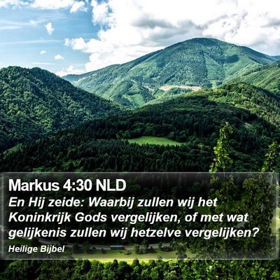 Markus 4:30 NLD Bible Verse Image