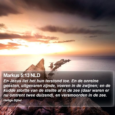 Markus 5:13 NLD Bible Verse Image