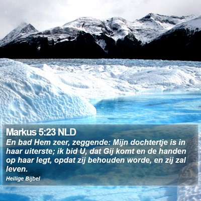 Markus 5:23 NLD Bible Verse Image