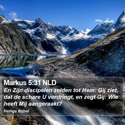 Markus 5:31 NLD Bible Verse Image