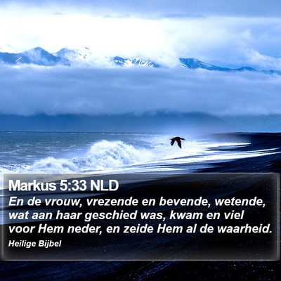 Markus 5:33 NLD Bible Verse Image