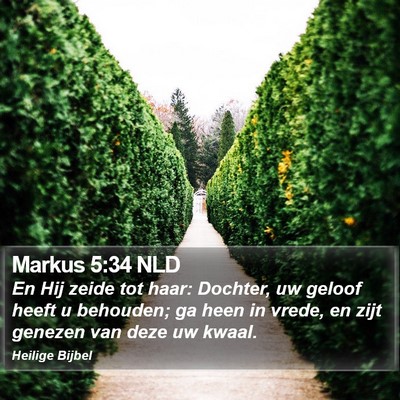 Markus 5:34 NLD Bible Verse Image