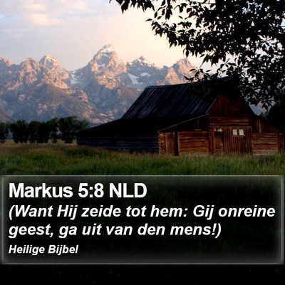 Markus 5:8 NLD Bible Verse Image