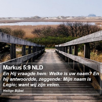 Markus 5:9 NLD Bible Verse Image