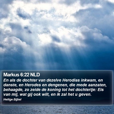 Markus 6:22 NLD Bible Verse Image