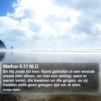 Markus 6:31 NLD Bible Verse Image