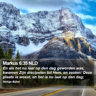 Markus 6:35 NLD Bible Verse Image