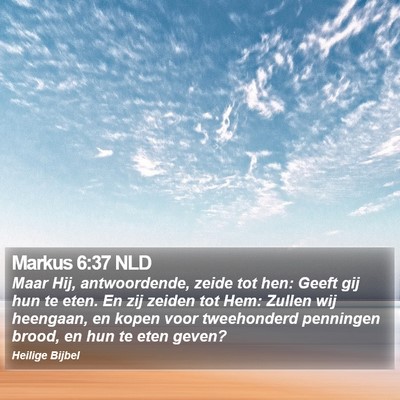 Markus 6:37 NLD Bible Verse Image