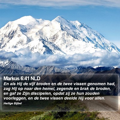 Markus 6:41 NLD Bible Verse Image