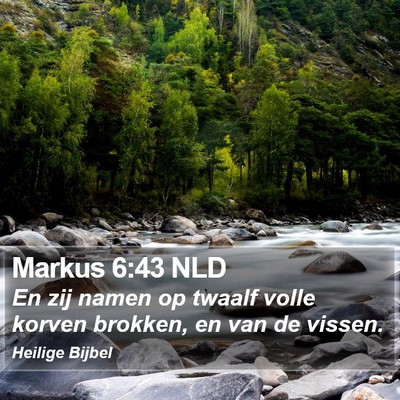 Markus 6:43 NLD Bible Verse Image