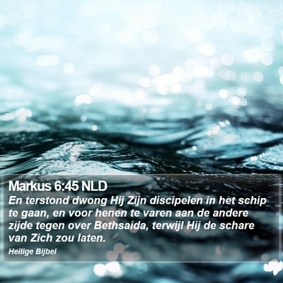 Markus 6:45 NLD Bible Verse Image