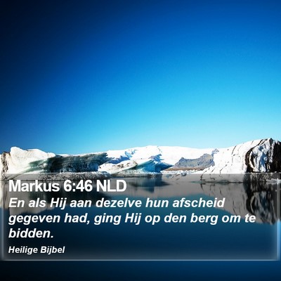 Markus 6:46 NLD Bible Verse Image