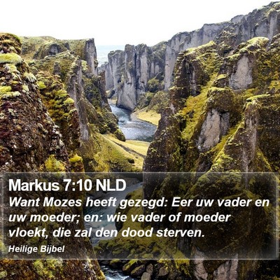 Markus 7:10 NLD Bible Verse Image