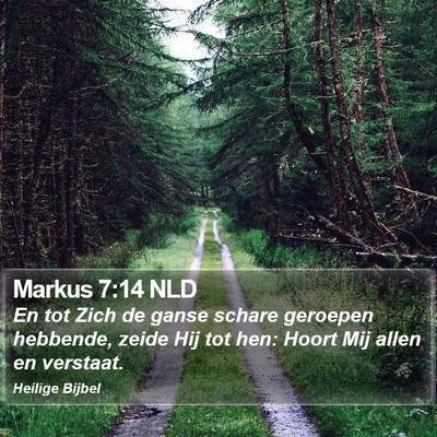 Markus 7:14 NLD Bible Verse Image