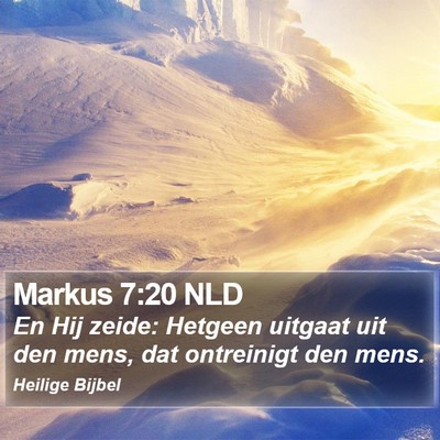 Markus 7:20 NLD Bible Verse Image