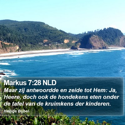 Markus 7:28 NLD Bible Verse Image