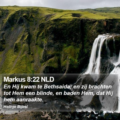 Markus 8:22 NLD Bible Verse Image