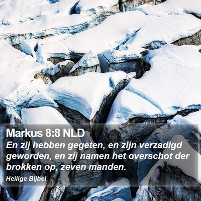 Markus 8:8 NLD Bible Verse Image