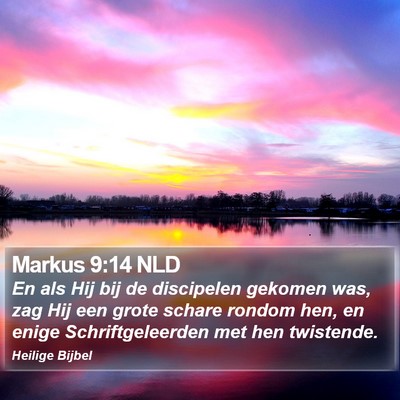 Markus 9:14 NLD Bible Verse Image