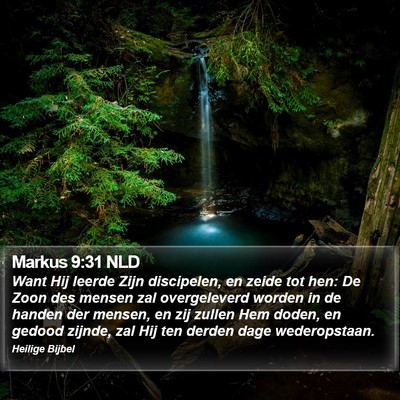 Markus 9:31 NLD Bible Verse Image