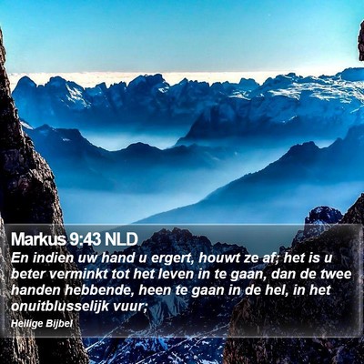 Markus 9:43 NLD Bible Verse Image