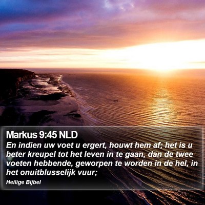 Markus 9:45 NLD Bible Verse Image