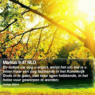 Markus 9:47 NLD Bible Verse Image