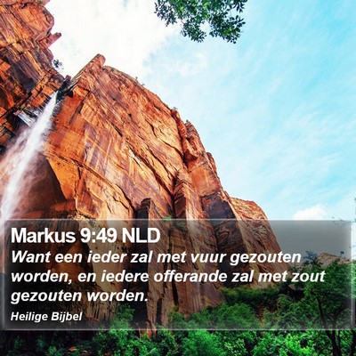 Markus 9:49 NLD Bible Verse Image
