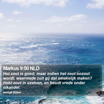 Markus 9:50 NLD Bible Verse Image