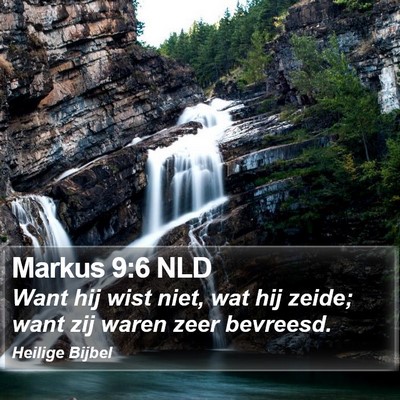 Markus 9:6 NLD Bible Verse Image