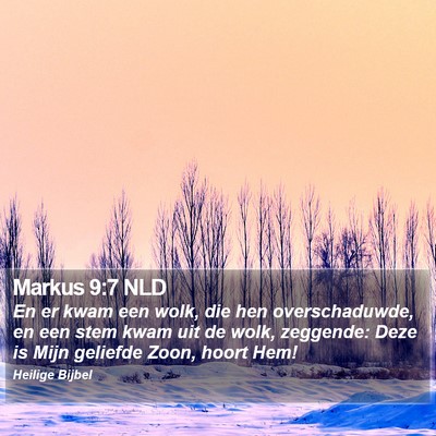 Markus 9:7 NLD Bible Verse Image