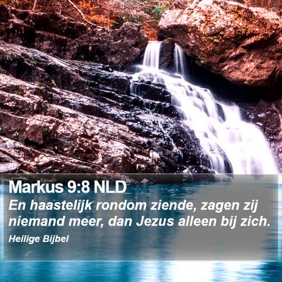 Markus 9:8 NLD Bible Verse Image