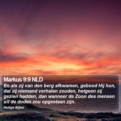 Markus 9:9 NLD Bible Verse Image