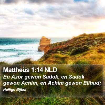 Mattheüs 1:14 NLD Bible Verse Image