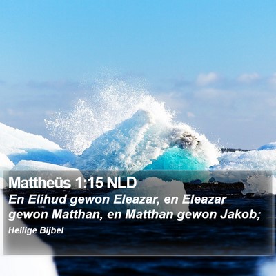 Mattheüs 1:15 NLD Bible Verse Image