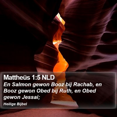 Mattheüs 1:5 NLD Bible Verse Image
