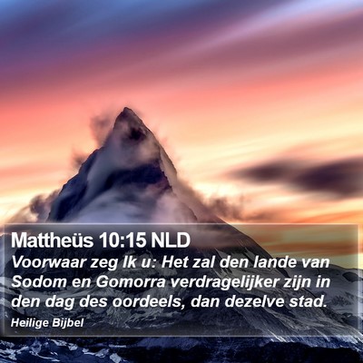 Mattheüs 10:15 NLD Bible Verse Image