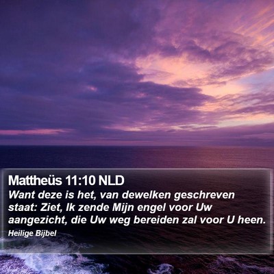 Mattheüs 11:10 NLD Bible Verse Image