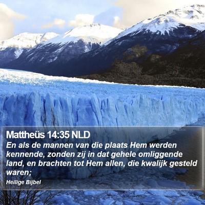 Mattheüs 14:35 NLD Bible Verse Image