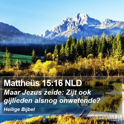 Mattheüs 15:16 NLD Bible Verse Image