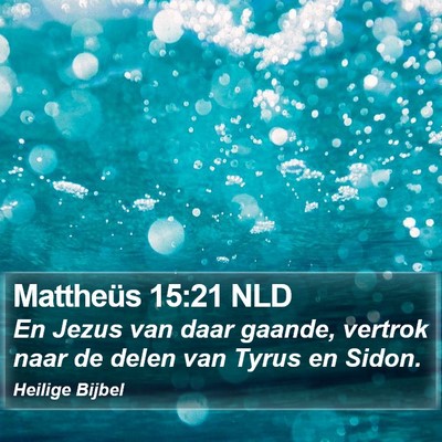 Mattheüs 15:21 NLD Bible Verse Image