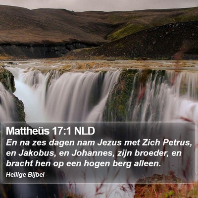 Mattheüs 17:1 NLD Bible Verse Image