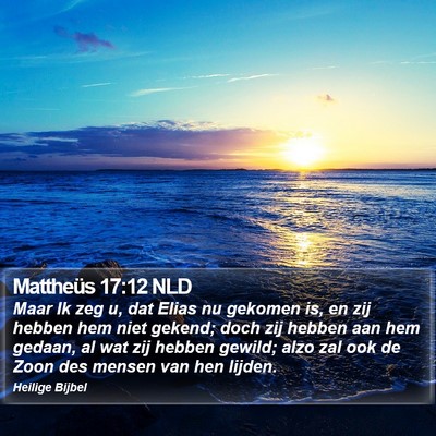 Mattheüs 17:12 NLD Bible Verse Image